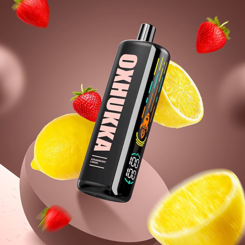 OXBAR OXHUKKA 25000 Puffs Vape - Çilek Limon: Türkiye’nin Vaping Tutkunları için Taze ve Canlı Bir Deneyim