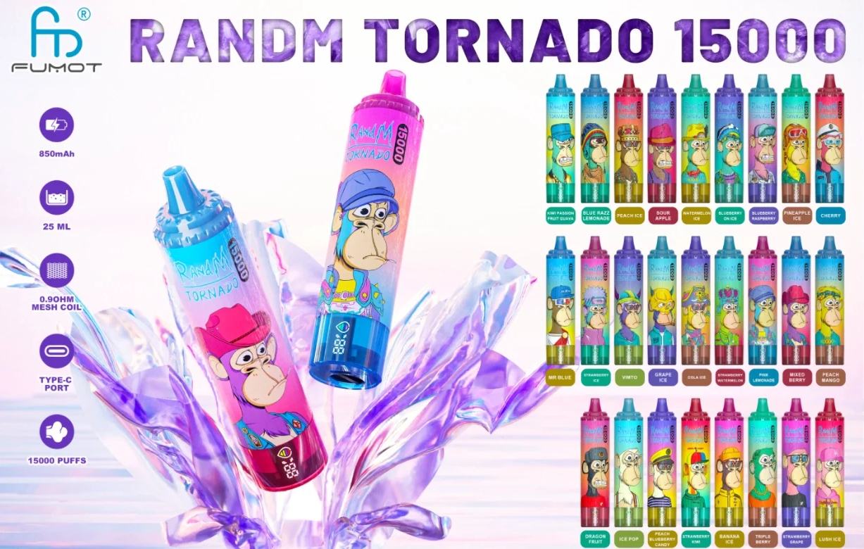 RandM Tornado 15000 ile Türkiye Vaping Deneyimini Yeniden Tanımlayın