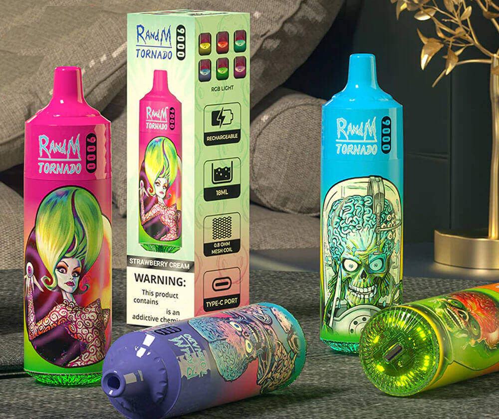 RandM Tornado 9000 Püf: Türkiye’nin Tek Kullanımlık Vape’de Yeni Yıldızı