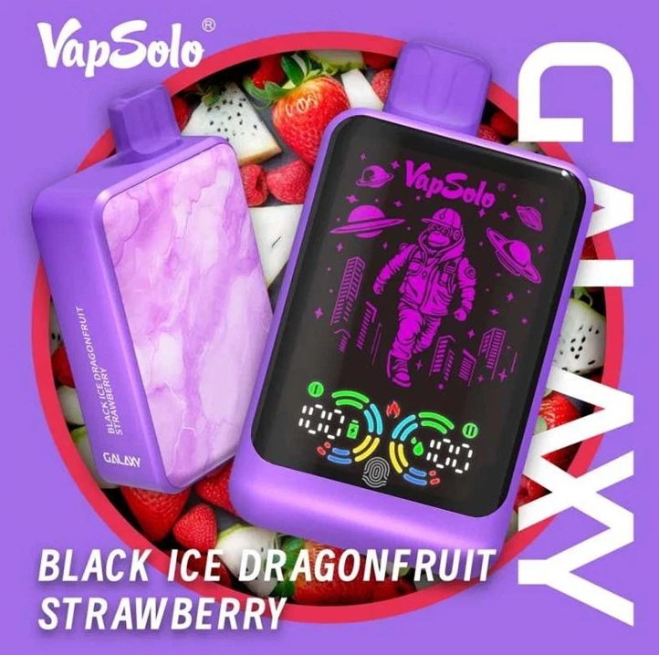 VapSolo GALAXY 30000 e-sigara - Siyah Buz Drangofruit Çilek: Türkiye’nin Vaping Tutkusuna Yeni Bir Soluk