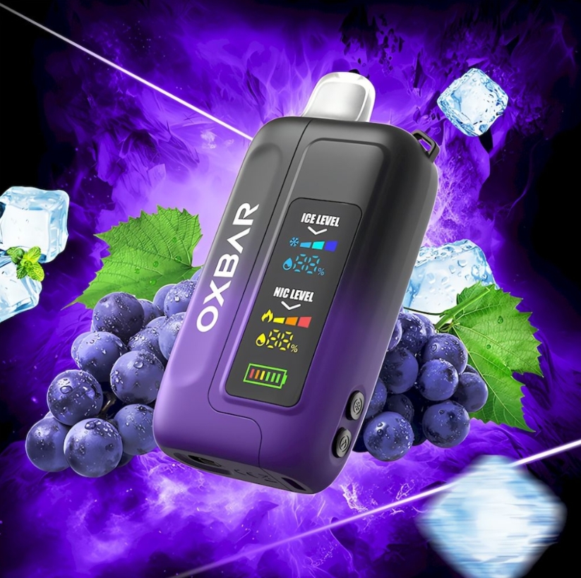 OXBAR ICENIC 35000 Puffs - Siyah Üzüm Buzu: Türkiye'nin Nefes Kesici Lezzet ve Dayanıklılık Devrimi