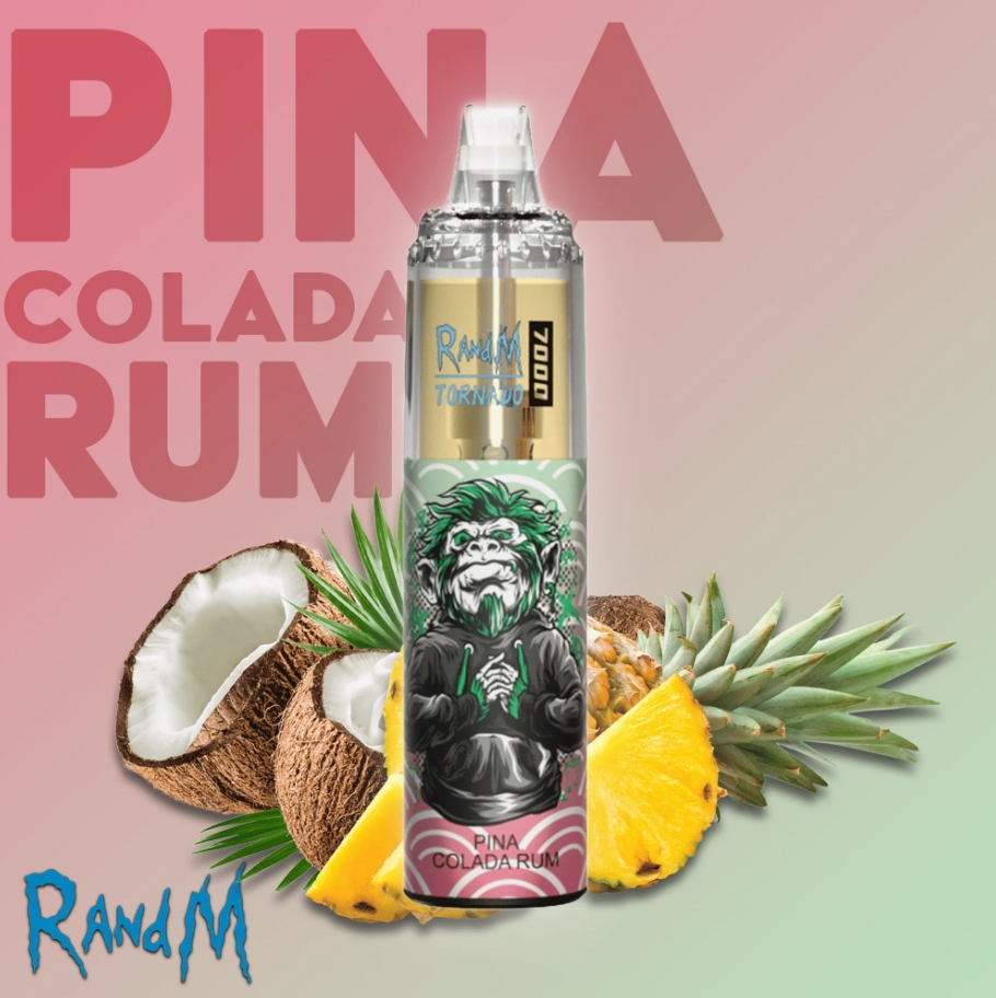 Tropik Kaçamak: RandM Tornado 7000 Püf ile Pina Colada Rum Keyfi