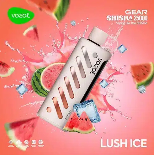 VOZOL GEAR SHISHA 25000 PÜF VAPE - MEYVE BUZU: TÜRKİYE'NİN YENİ NARGİLE KEYFİ CEBBE'DE!