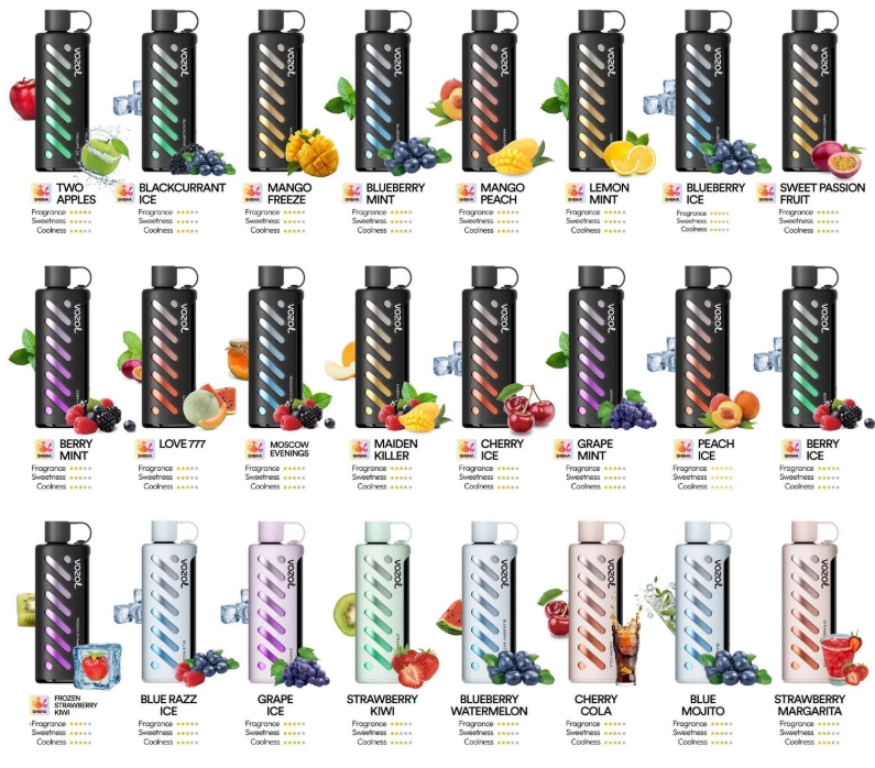 VOZOL GEAR SHISHA 25000 PÜF VAPE - MEYVE BUZU: TÜRKİYE'NİN YENİ NARGİLE KEYFİ CEBBE'DE!
