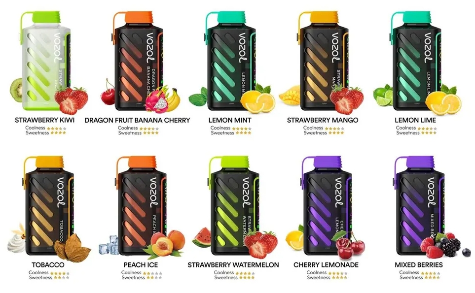 VOZOL GEAR POWER 20000 Vape - limon nane: Ferahlığın ve Kalitenin Zirvesi
