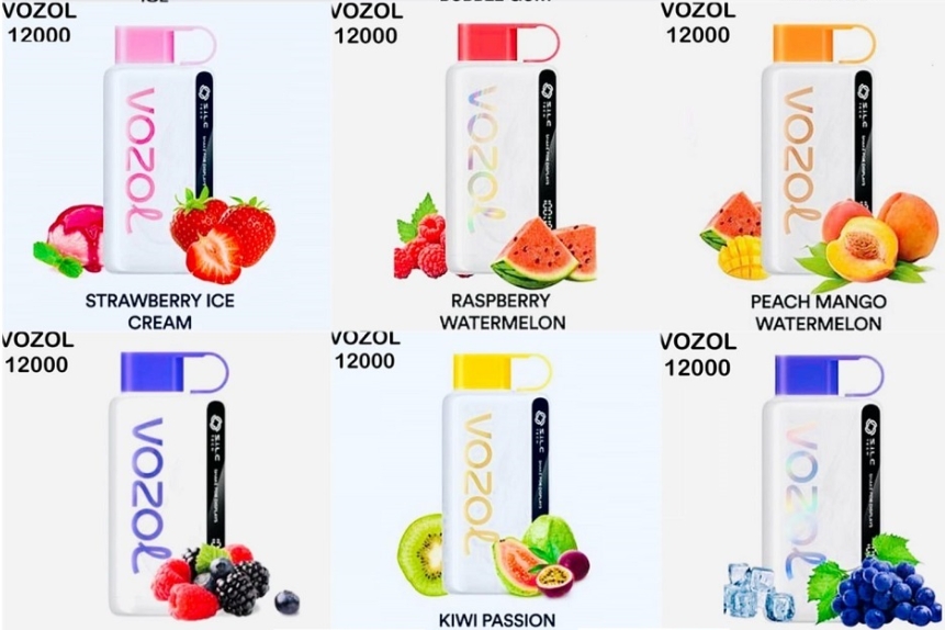 VOZOL STAR 9000/12000 Püf Vape - Mavi Razz Buz: Sonsuz Serinliğin Yeni Krallığı